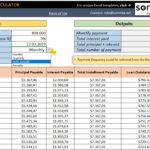 Example Of Loan Amortization Schedule Excel Template Within Loan Amortization Schedule Excel Template Example