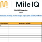 Example Of Mileage Template Excel Intended For Mileage Template Excel For Personal Use