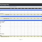Example Of Monthly Budget Excel Spreadsheet Template Inside Monthly Budget Excel Spreadsheet Template Template