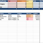 Example Of Project Tracker Template Excel For Project Tracker Template Excel Free Download