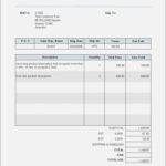 Example Of Simple Invoice Format In Excel Throughout Simple Invoice Format In Excel Example