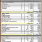 Example Of Spreadsheet For Building A House In Spreadsheet For Building A House In Workshhet