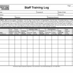 Example Of Training Record Format In Excel Within Training Record Format In Excel Sheet