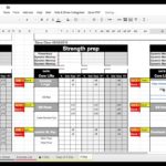 Example Of Training Spreadsheet Template Within Training Spreadsheet Template Form