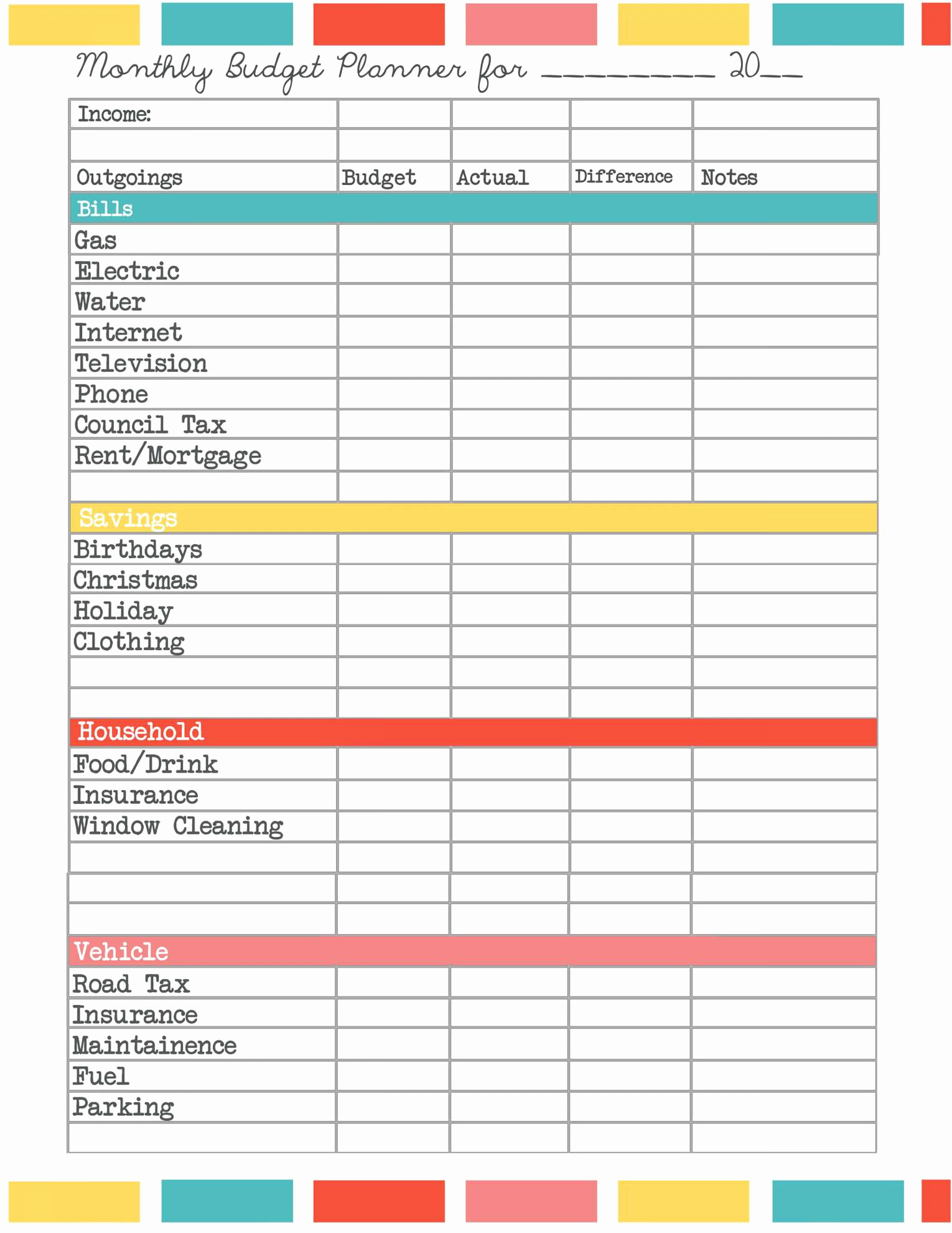 Example of Vacation Rental Spreadsheet within Vacation Rental Spreadsheet in Workshhet