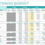 Example Of Wedding Budget Template Excel Within Wedding Budget Template Excel Download For Free