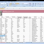 Example Of Wedding Excel Spreadsheet Throughout Wedding Excel Spreadsheet Download For Free