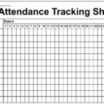 Examples Of Attendance Sheet Template Excel Inside Attendance Sheet Template Excel In Workshhet