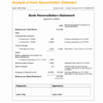 Examples Of Bank Reconciliation Template Excel Within Bank Reconciliation Template Excel Xls