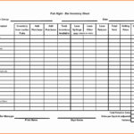 Examples Of Bar Inventory Spreadsheet Excel For Bar Inventory Spreadsheet Excel Templates