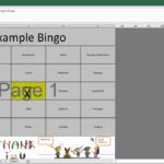 Examples Of Bingo Template Excel With Bingo Template Excel For Google Spreadsheet