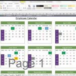 Examples Of Calendar Format In Excel Inside Calendar Format In Excel Letter