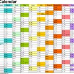 Examples Of Excel Calendar Template For Excel Calendar Template For Google Sheet