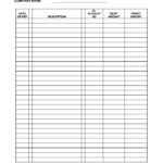 Examples Of Excel Ledger Template Within Excel Ledger Template Sample