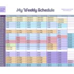 Examples Of Excel Schedule Template For Excel Schedule Template Free Download