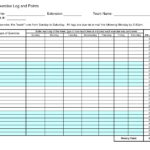Examples Of Excel Workout Template With Excel Workout Template In Spreadsheet