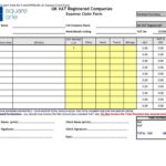 Examples Of Expense Reimbursement Form Template Excel To Expense Reimbursement Form Template Excel Printable