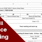 Examples Of Football Practice Template Excel With Football Practice Template Excel Samples