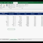 Examples Of Inventory Control Template For Excel Intended For Inventory Control Template For Excel Form