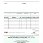 Examples Of Invoice Template In Excel Format Throughout Invoice Template In Excel Format In Spreadsheet