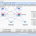 Examples Of Network Diagram Template Excel With Network Diagram Template Excel In Spreadsheet