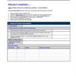 Examples Of Project Charter Template Excel Within Project Charter Template Excel Templates