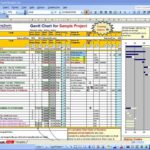 Examples Of Project Plan Excel Template Gantt With Project Plan Excel Template Gantt Form