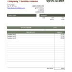 Examples Of Request For Quote Template Excel Throughout Request For Quote Template Excel Sheet