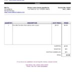 Examples Of Templates Invoices Free Excel With Templates Invoices Free Excel Download For Free