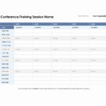Examples of Training Plan Template Excel in Training Plan Template Excel Examples