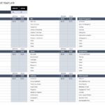 Examples of Wedding Planning Excel Spreadsheet Template and Wedding Planning Excel Spreadsheet Template Form