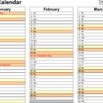 Free 2016 Calendar Template Excel Within 2016 Calendar Template Excel Form