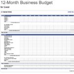 Free Business Budget Template Excel Within Business Budget Template Excel Xlsx