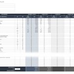 Free Contractor Estimate Template Excel And Contractor Estimate Template Excel Xls