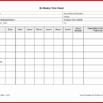 Free Employee Timecard Template Excel With Employee Timecard Template Excel Form