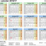 Free Excel Calendar 2017 Template Inside Excel Calendar 2017 Template Example