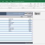 Free Excel Monthly Budget Template Intended For Excel Monthly Budget Template Printable