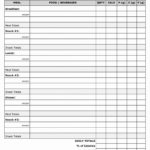 Free Food Diary Template Excel Throughout Food Diary Template Excel Samples