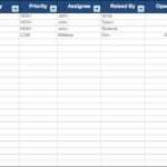 Free Issue Tracking Template Excel With Issue Tracking Template Excel In Excel