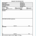 Free Rfi Excel Template In Rfi Excel Template Form