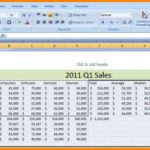 Free Sample Excel Spreadsheet For Sample Excel Spreadsheet Format