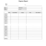 Free Sample Expense Report Excel Inside Sample Expense Report Excel For Personal Use