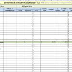 Free Spreadsheet For Building A House With Spreadsheet For Building A House Template
