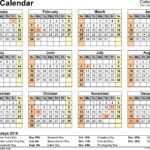 Letter Of 2016 Calendar Template Excel Throughout 2016 Calendar Template Excel For Google Sheet