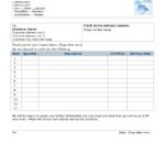 Letter Of Bill Of Quantities Excel Template Inside Bill Of Quantities Excel Template Printable