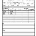 Letter Of Daily Report Template Excel Throughout Daily Report Template Excel In Workshhet
