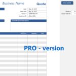 Letter Of Excel Quote Template For Excel Quote Template Xlsx