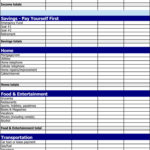 Letter Of Excel Weekly Budget Template Intended For Excel Weekly Budget Template In Spreadsheet