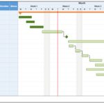 Letter Of Gantt Timeline Template Excel Throughout Gantt Timeline Template Excel Printable
