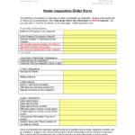 Letter Of Home Inspection Checklist Template Excel With Home Inspection Checklist Template Excel In Spreadsheet